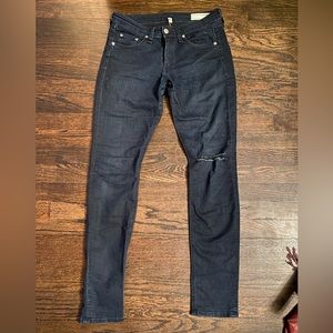 Rag & Bone ripped skinny jeans